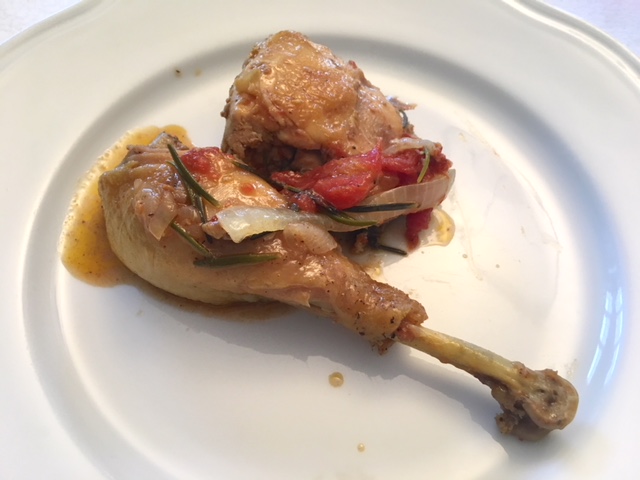 pollo alla cacciatora del ristorante Cacciatori