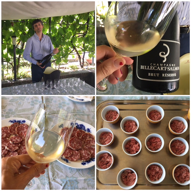 aperitivo nel dehors sotto la pergola