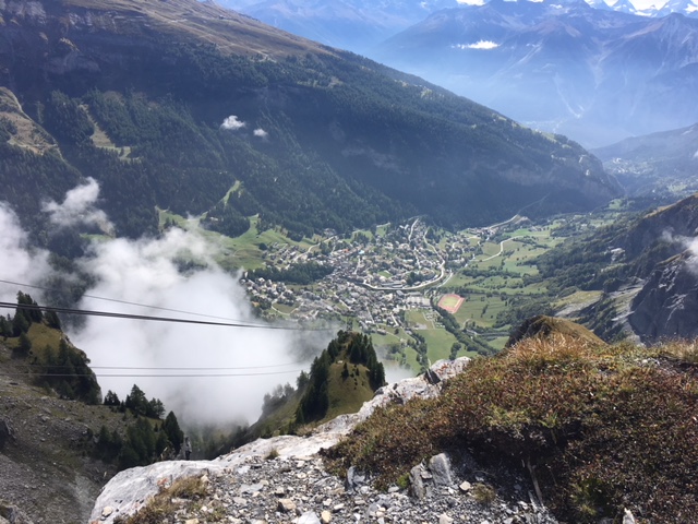 Leukerbad vista dal Gemm