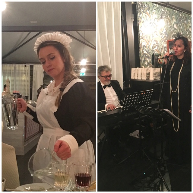 cameriera e cantante d'altri tempi