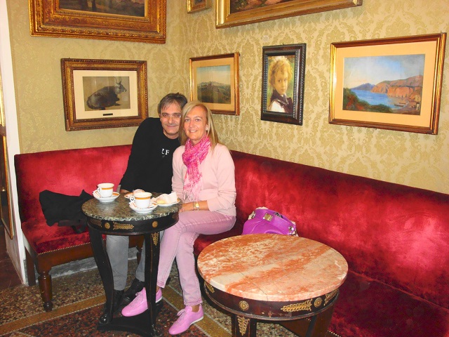 colazione al Caffè Greco