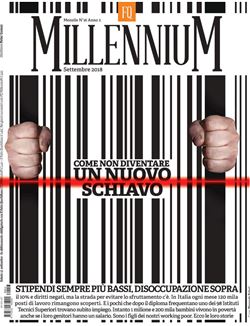 la copertina di Millenium. supplemento de Il Fatto quotidiano