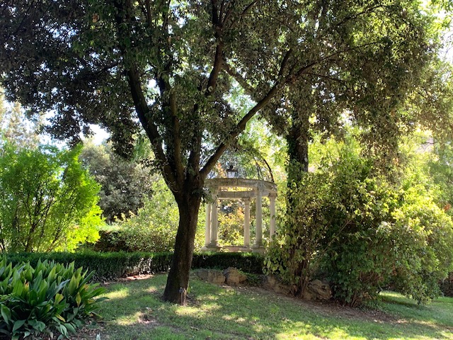 un angolo del parco di 6000 mq