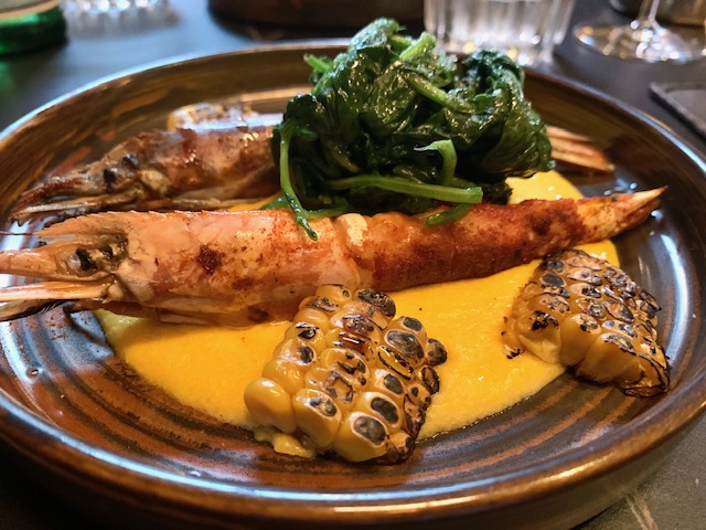 shrimps & grits alla creola