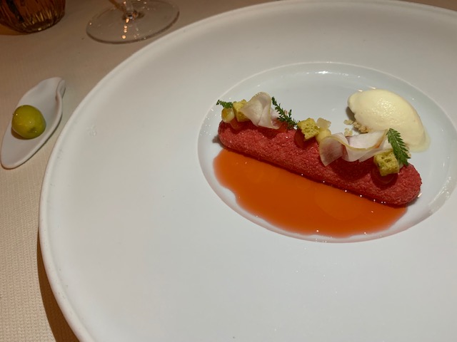 fragola, crema, cedro, olio d'oliva Pancolio