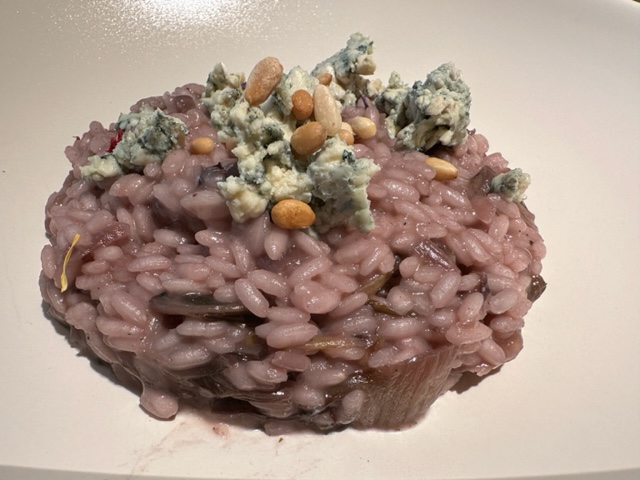 risotto di Termeno al radicchio