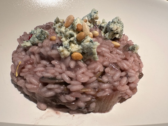 risotto di Termeno al radicchio