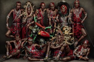 Mario Testino Men of the Maasai Mbirikani Community Chyulu Hills Kenya 2023 © Mario Testino