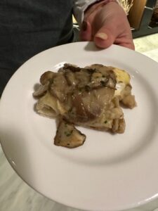 focaccia brie-porcini-tartufo