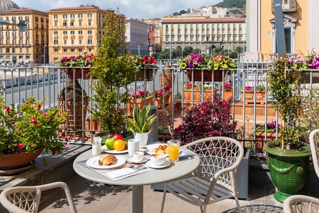 prima colazione in terrazza @MimmoTorrese