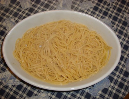 spaghetti Monograno Felicetti con colatura di alici