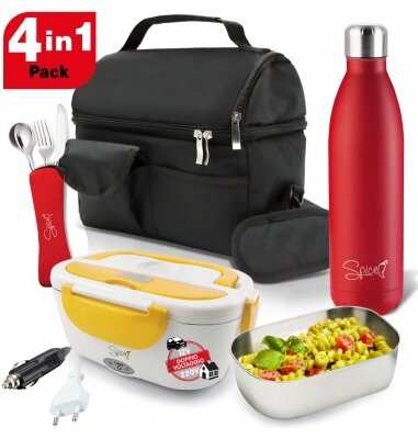 set-borsa-termica-borraccia-termica-rossa-500-ml-scaldavivande-amarillo-inox-plus-3-posate