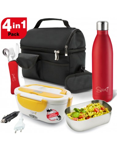 set-borsa-termica-borraccia-termica-rossa-500-ml-scaldavivande-amarillo-inox-plus-3-posate