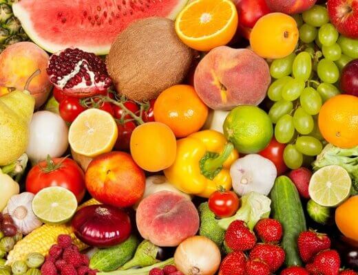 mix frutta e verdura