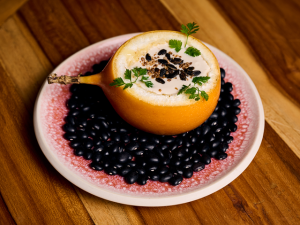 Granadilla, leche de tigre e anacardi2