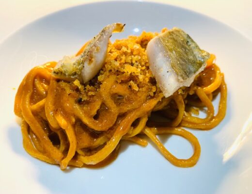 Spaghetti alla chitarra e pesce da zuppa