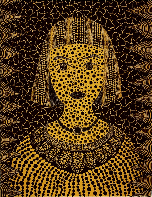 Yayoi Kusama - Portrait 2015 - Collezione di Amoli Foundation Ltd. - © YAYOI KUSAMA