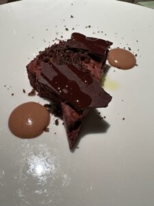 cioccolato fondente e olio extravergine di olive taggiasche