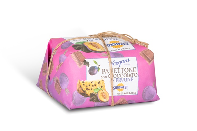 Linea Gourmet_Panettone cioccolato e prugne Sunsweet 750g