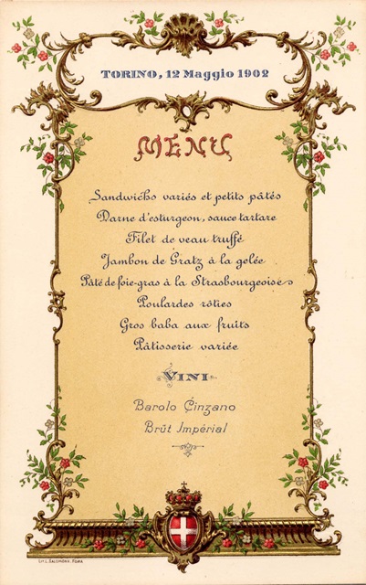 Torino, 12 maggio 1902 – Ricevimento in giardino al Palazzo Reale di Torino