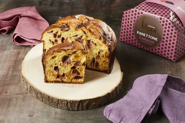 panettone Filippi Lamponi e Cioccolato