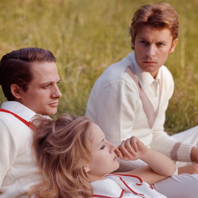 Elisabetta Catalano, Helmut Berger, Dominique Sanda, Lino Capolicchio, Il giardino dei Finzi Contini di De Sica, 1970, Cibachrome, Courtesy Viasaterna e Archivio Elisabetta Catalano