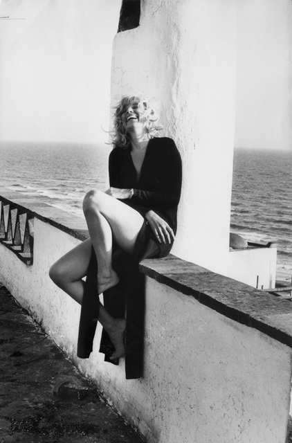 Elisabetta Catalano, Monica Vitti, Anni '70, Stampa ai sali d’argento su carta Baryta, Stampa vintage, Courtesy Viasaterna e Archivio Elisabetta Catalano